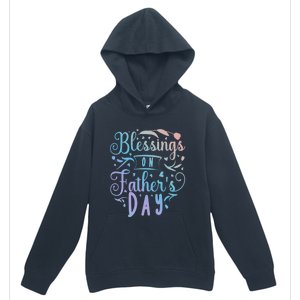 Retro Son Daughter Family Matching Blessing On Father's Day Cute Gift Urban Pullover Hoodie