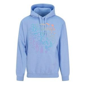 Retro Son Daughter Family Matching Blessing On Father's Day Cute Gift Unisex Surf Hoodie