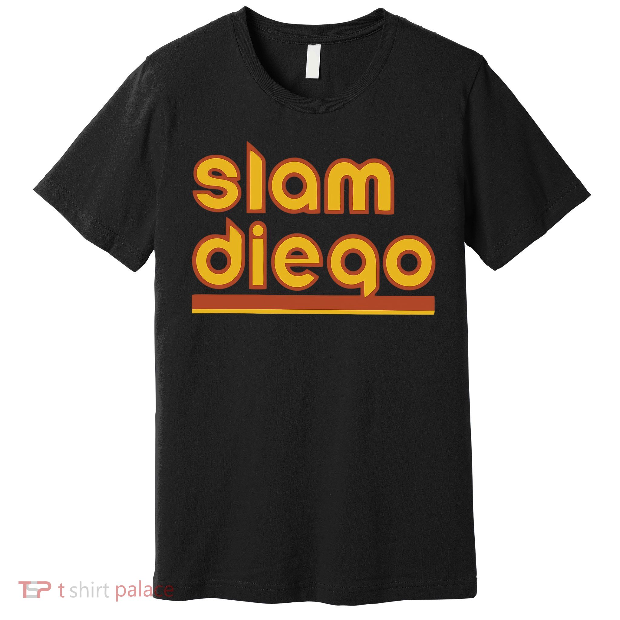 Retro Slam Diego Baseball San Fan Premium Premium T-Shirt