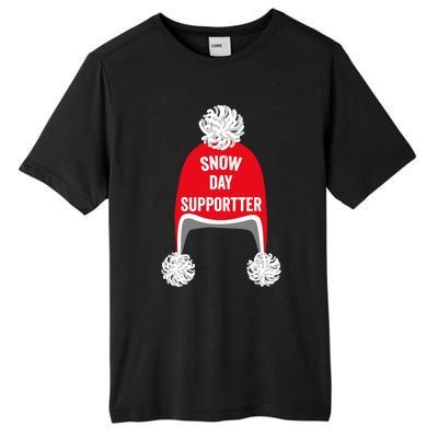 Retro Snow Day Supporter Fun Teacher And Student Snow Love Tall Fusion ChromaSoft Performance T-Shirt