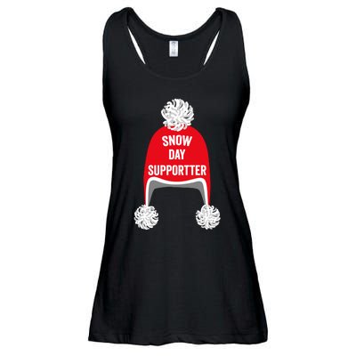 Retro Snow Day Supporter Fun Teacher And Student Snow Love Ladies Essential Flowy Tank