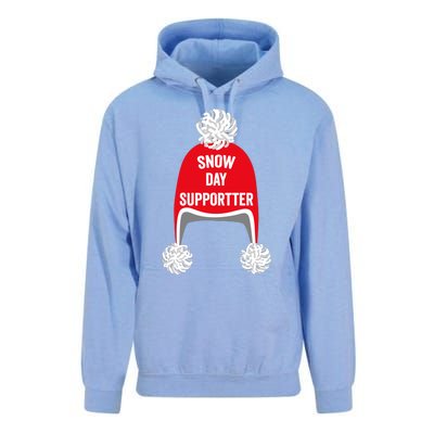 Retro Snow Day Supporter Fun Teacher And Student Snow Love Unisex Surf Hoodie