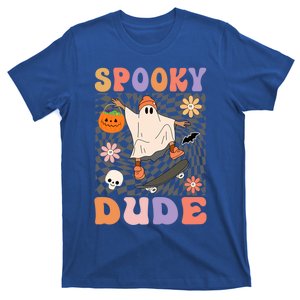 Retro Spooky Dude Ghost Skateboard JackOLantern Halloween Meaningful Gift T-Shirt