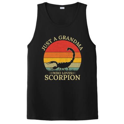 Retro Scorpion Design Just A Grandma Who Loves Scorpion Cute Gift PosiCharge Competitor Tank