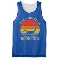 Retro Scorpion Design Just A Grandma Who Loves Scorpion Cute Gift Mesh Reversible Basketball Jersey Tank