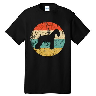 Retro Schnauzer Dog Tall T-Shirt