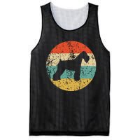 Retro Schnauzer Dog Mesh Reversible Basketball Jersey Tank