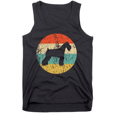 Retro Schnauzer Dog Tank Top