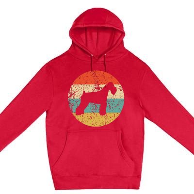 Retro Schnauzer Dog Premium Pullover Hoodie