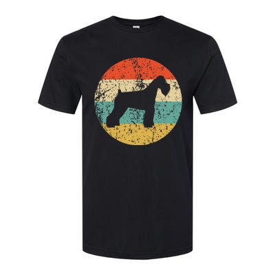 Retro Schnauzer Dog Softstyle CVC T-Shirt