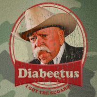 Diabeetus I Got The Sugars Distressed Legacy Tie Dye Trucker Hat