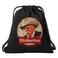 Retro Style Diabeetus I Got The Sugars Drawstring Bag
