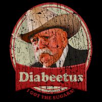 Retro Style Diabeetus I Got The Sugars Drawstring Bag