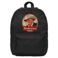Diabeetus I Got The Sugars Distressed 16 in Basic Backpack