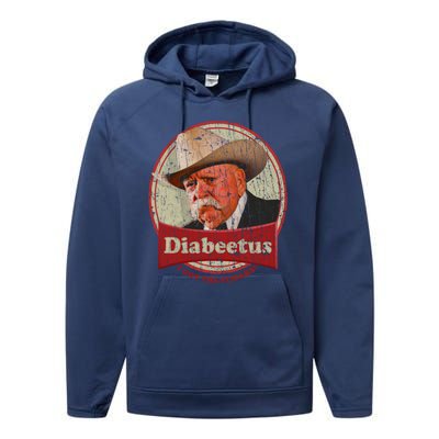 Retro Style Diabeetus I Got The Sugars Performance Fleece Hoodie