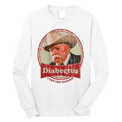 Retro Style Diabeetus I Got The Sugars Long Sleeve Shirt