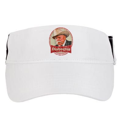 Diabeetus I Got The Sugars Distressed Adult Drive Performance Visor