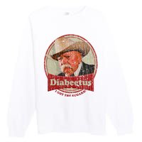 Retro Style Diabeetus I Got The Sugars Premium Crewneck Sweatshirt