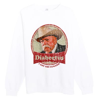 Retro Style Diabeetus I Got The Sugars Premium Crewneck Sweatshirt