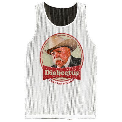 Retro Style Diabeetus I Got The Sugars Mesh Reversible Basketball Jersey Tank