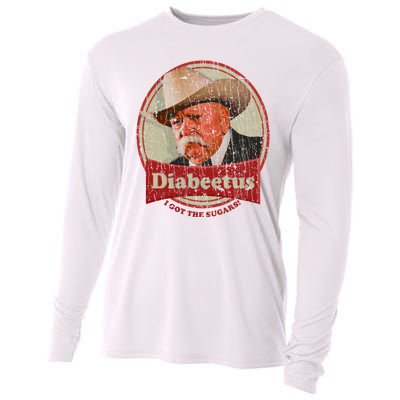 Retro Style Diabeetus I Got The Sugars Cooling Performance Long Sleeve Crew