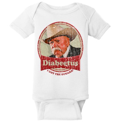 Retro Style Diabeetus I Got The Sugars Baby Bodysuit