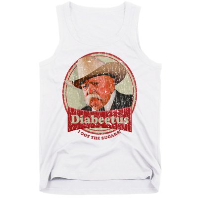 Diabeetus I Got The Sugars Distressed Tank Top