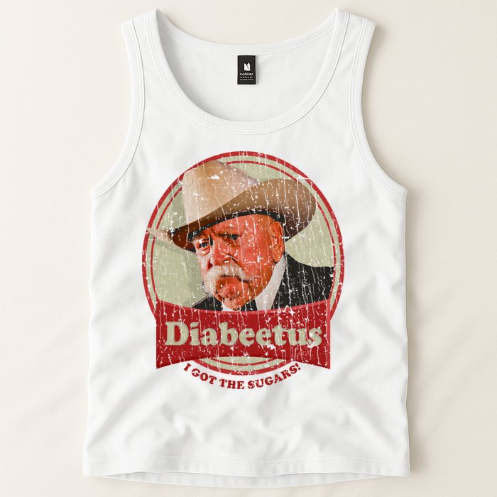 Diabeetus I Got The Sugars Distressed Tank Top