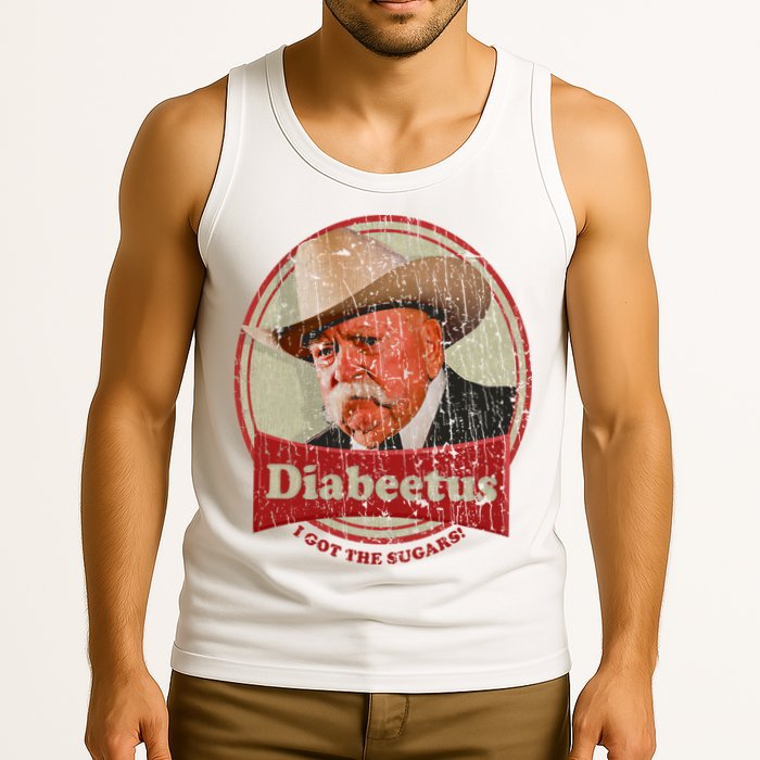 Diabeetus I Got The Sugars Distressed Tank Top