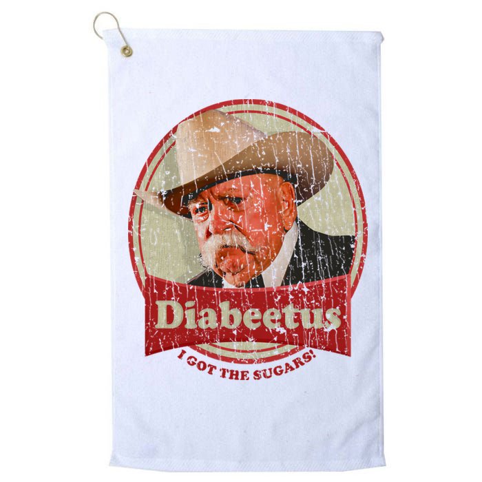 Diabeetus I Got The Sugars Distressed Golf Towel