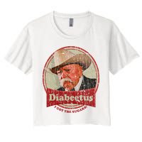 Diabeetus I Got The Sugars Distressed Crop Top