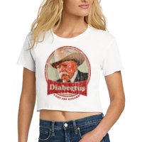 Diabeetus I Got The Sugars Distressed Crop Top