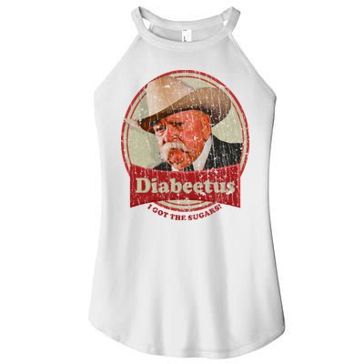 Diabeetus I Got The Sugars Distressed Women's Perfect Tri Rocker Tank