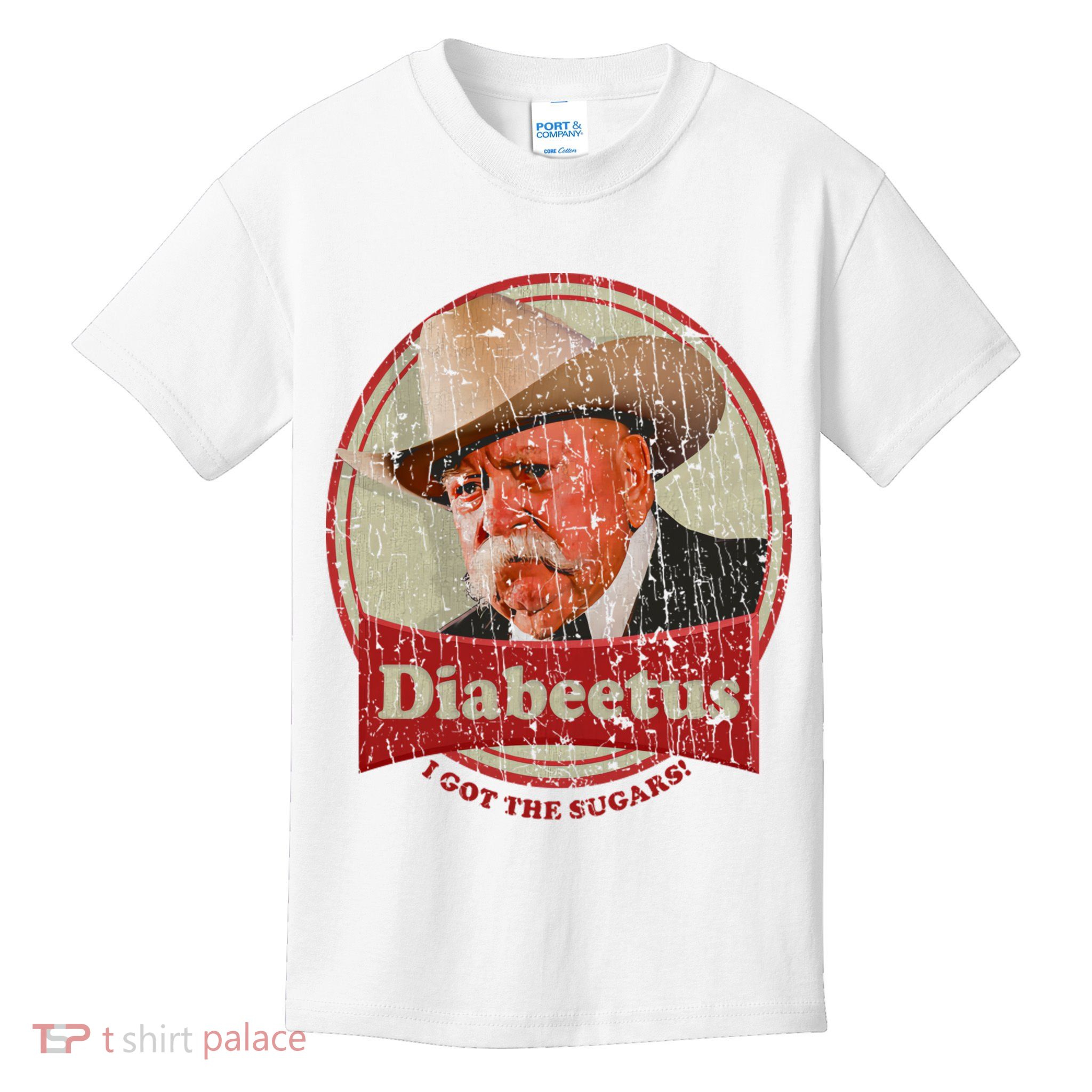 Diabeetus I Got The Sugars Distressed Kids T-Shirt