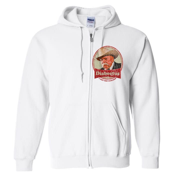 Retro Style Diabeetus I Got The Sugars Full Zip Hoodie