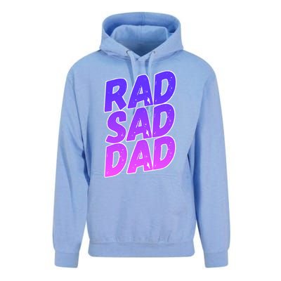 Rad Sad Dad Gift Unisex Surf Hoodie