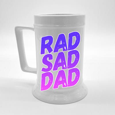 Rad Sad Dad Gift Beer Stein