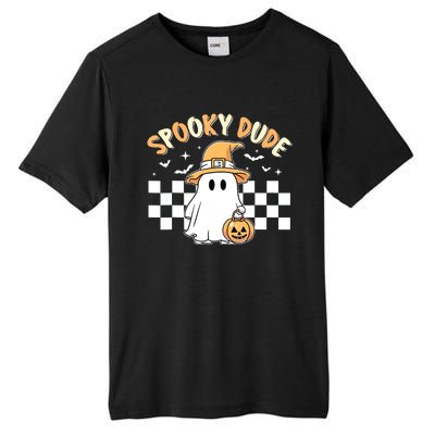 Retro Spooky Dude Cute Ghost Halloween Boy Kids Tall Fusion ChromaSoft Performance T-Shirt