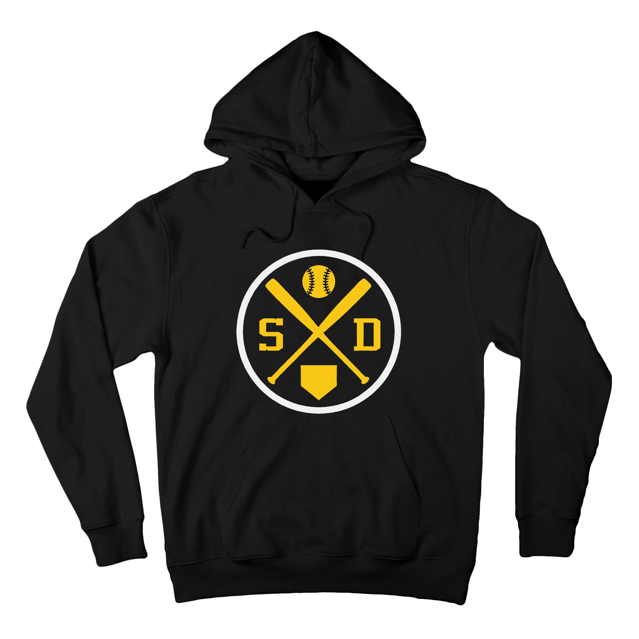 Retro San Diego Baseball Emblem Vintage Sd Tall Hoodie