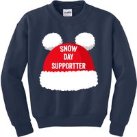 Retro Snow Day Supporter Fun Teacher Retro Snow Day Supporter Fun Teacher Kids Sweatshirt