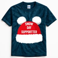 Retro Snow Day Supporter Fun Teacher Retro Snow Day Supporter Fun Teacher Kids Tie-Dye T-Shirt