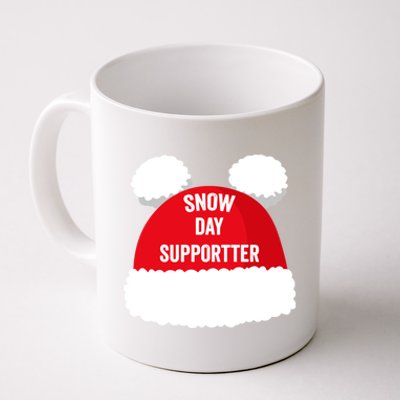 Retro Snow Day Supporter Fun Teacher Retro Snow Day Supporter Fun Teacher Coffee Mug