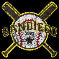 Retro San Diego Baseball Sd Cooling Performance Crew T-Shirt