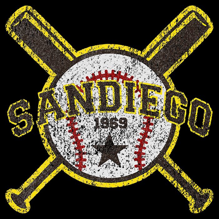 Retro San Diego Baseball Sd Cooling Performance Crew T-Shirt