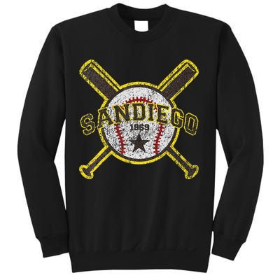 Retro San Diego Baseball Sd Sweatshirt