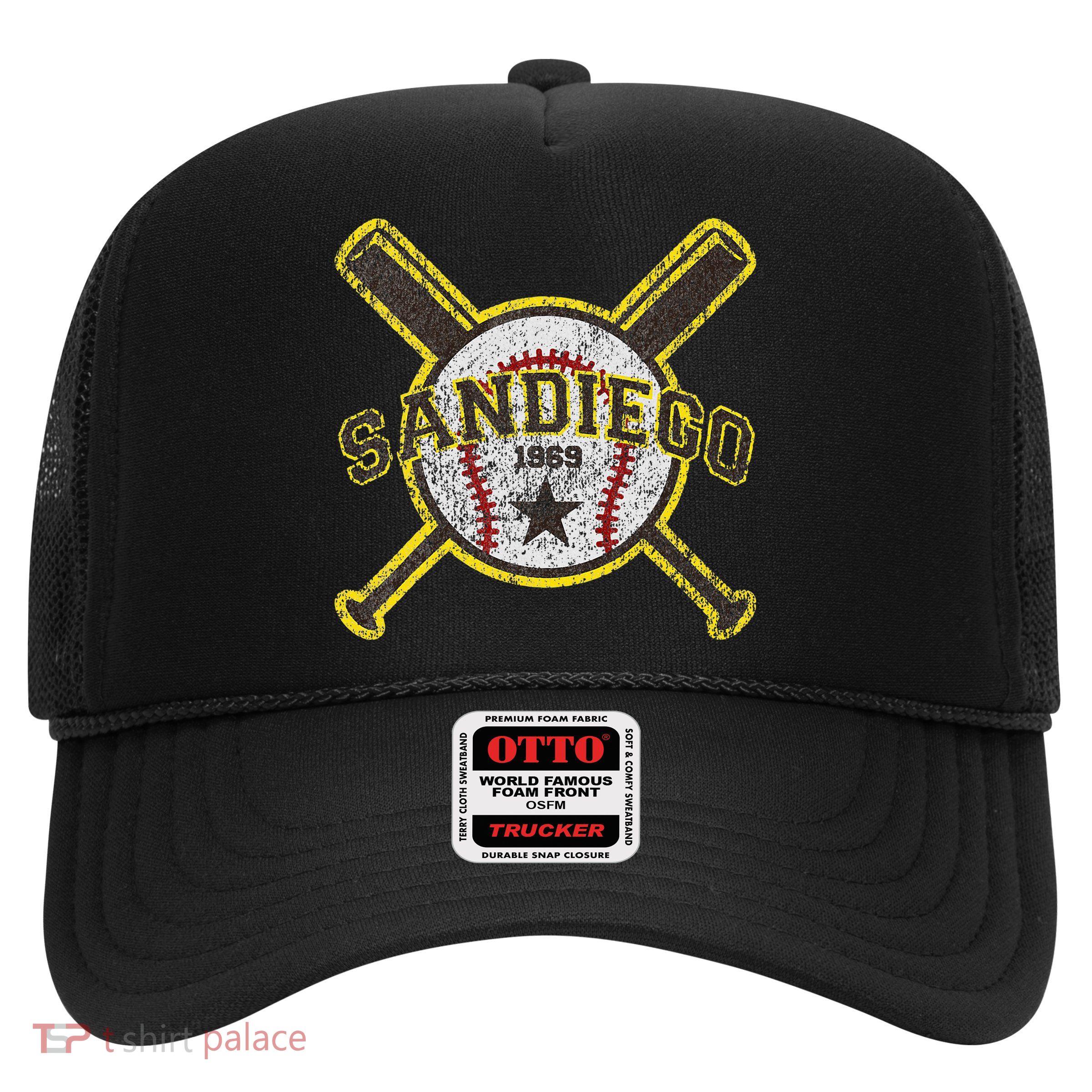 Retro San Diego Baseball Sd Trucker Hat