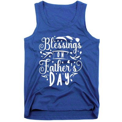 Retro Son Daughter Family Matching Blessing On Father's Day Gift Tank Top