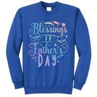 Retro Son Daughter Family Matching Blessing On Father's Day Gift Sweatshirt