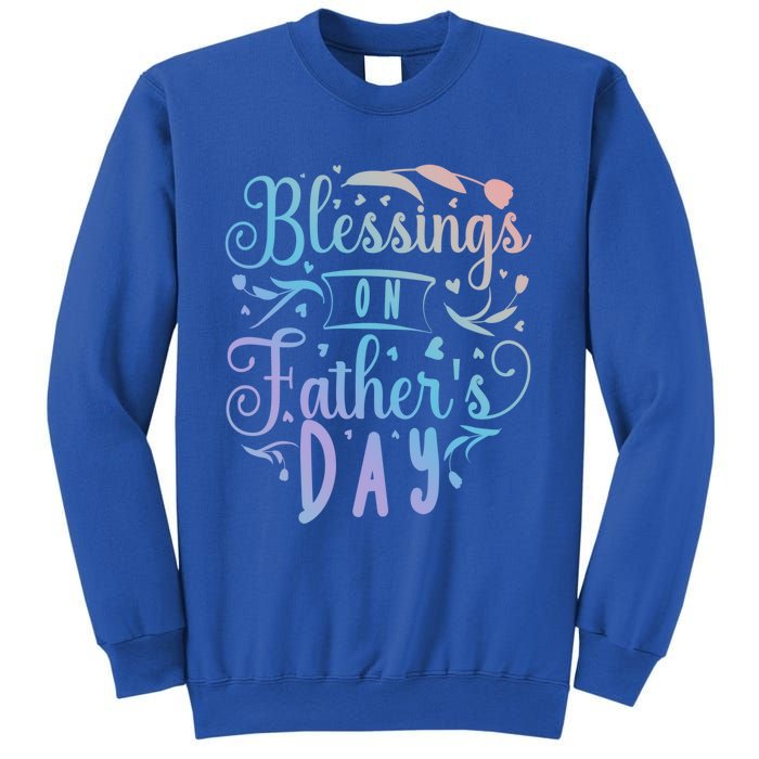 Retro Son Daughter Family Matching Blessing On Father's Day Gift Sweatshirt