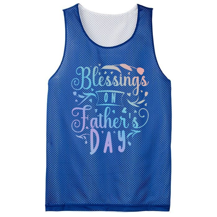 Retro Son Daughter Family Matching Blessing On Father's Day Gift Mesh Reversible Basketball Jersey Tank